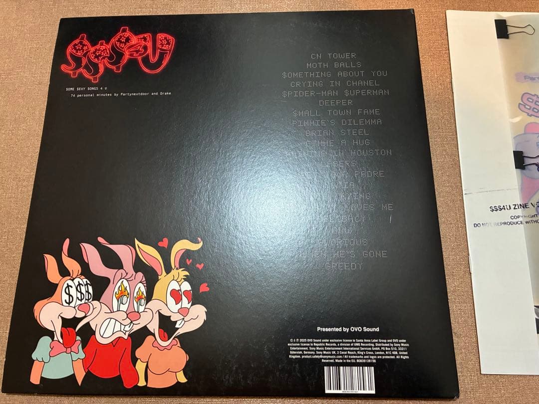 drake partynextdoor レコード　フォトブック付