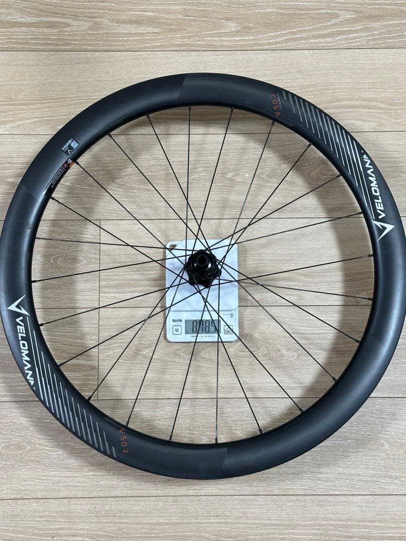 Velomann V50R カーボン チューブレスレディ ホイールセット シマノ