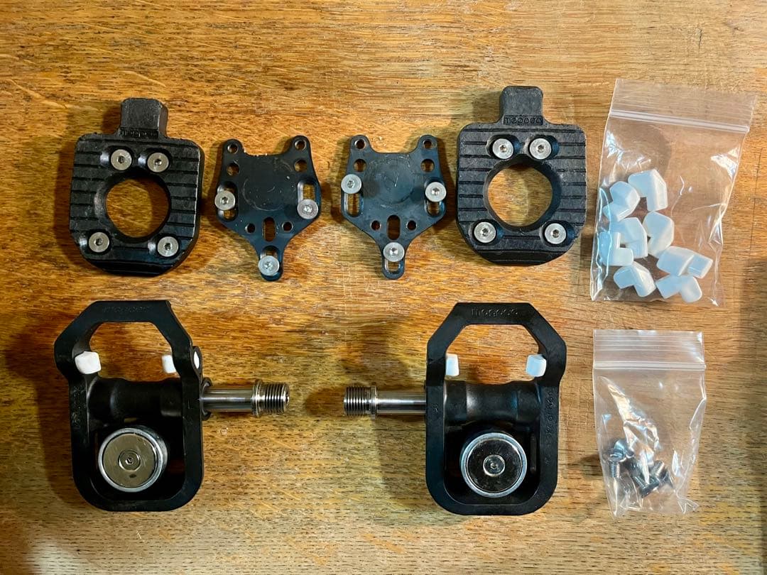 マグペド　magped road2チタンシャフト ビンディングペダル セット