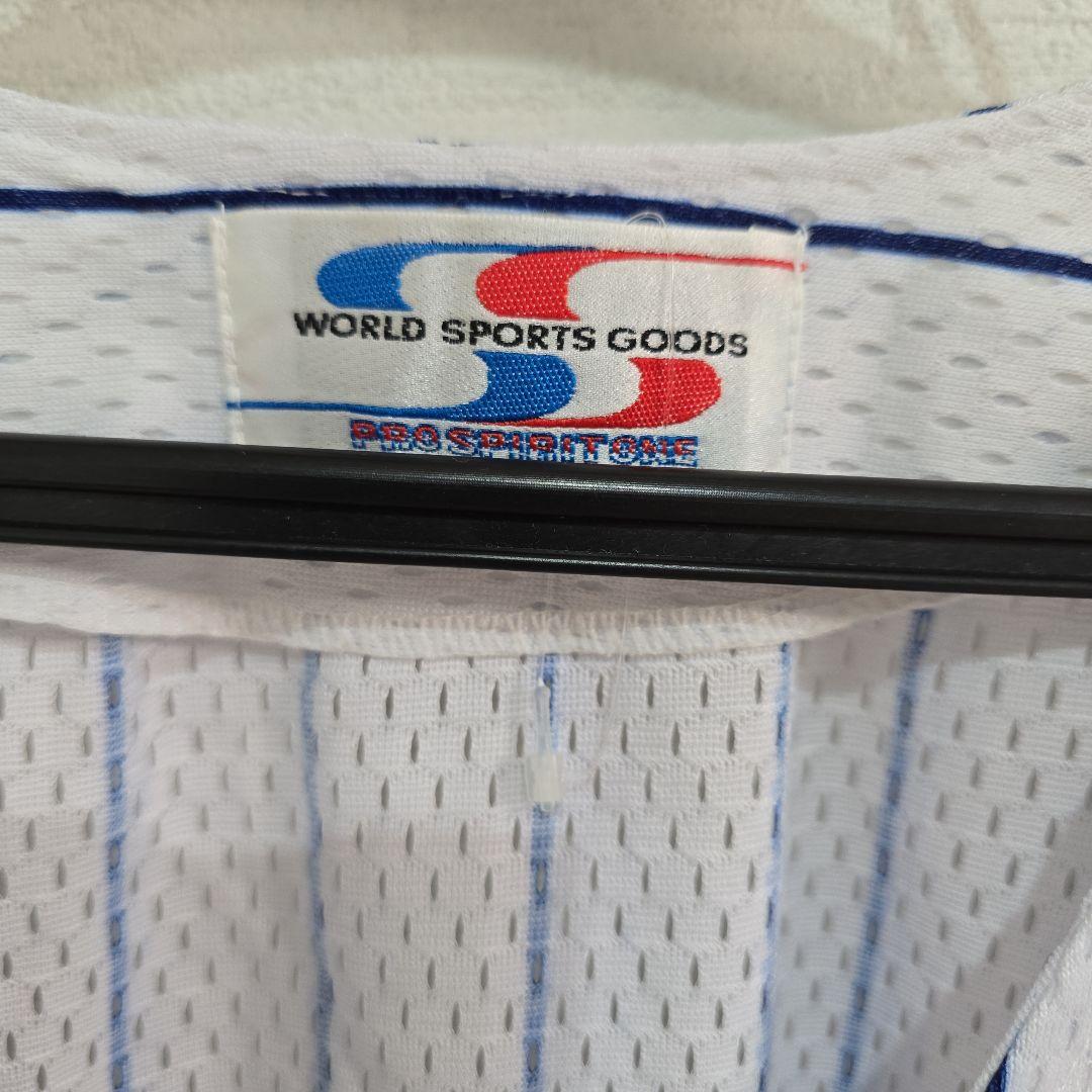 横浜DeNAベイスターズ メッシュユニフォーム ストライプ柄　背番号無し