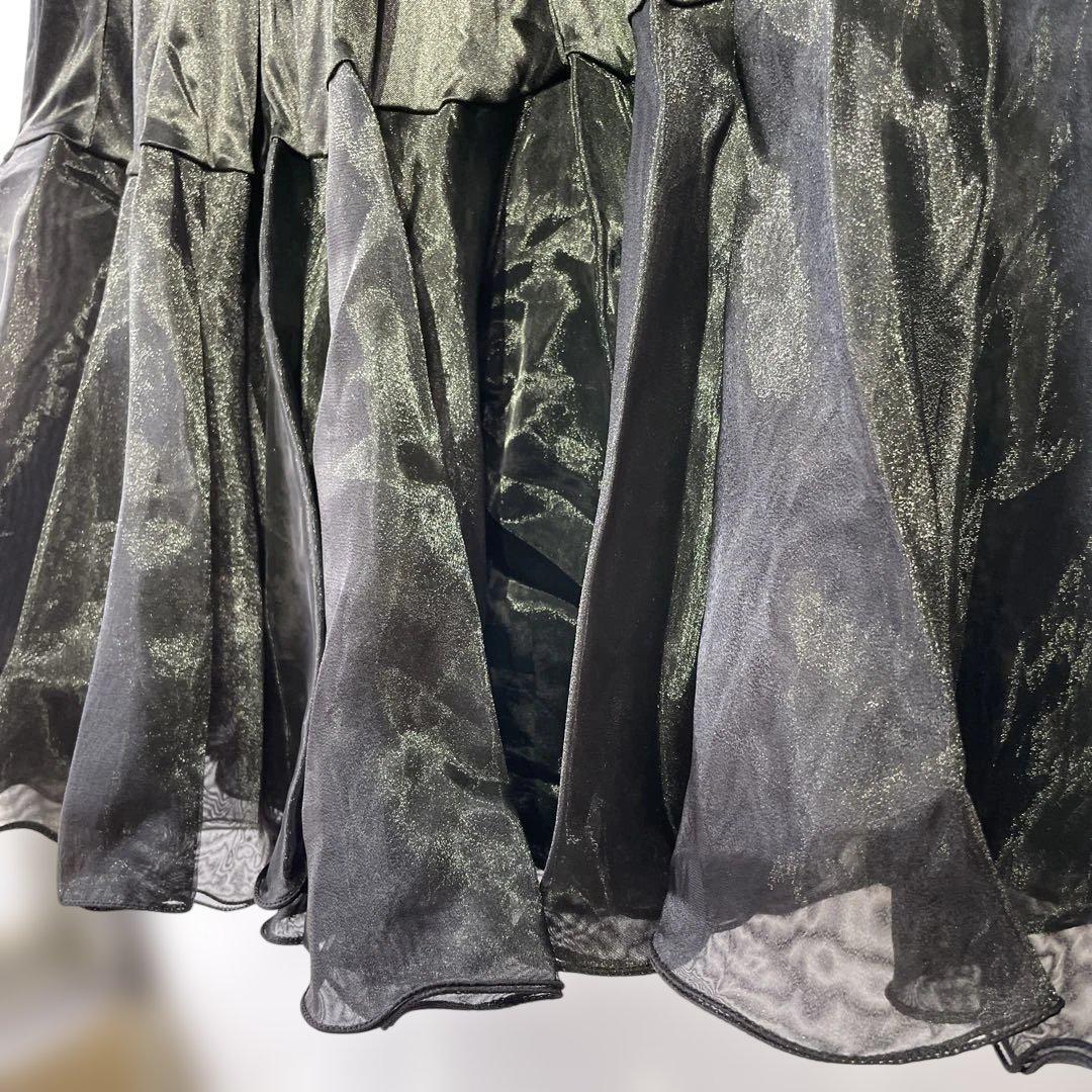 No.4664 美品 ML 黒 パニエ スカート★社交ダンス