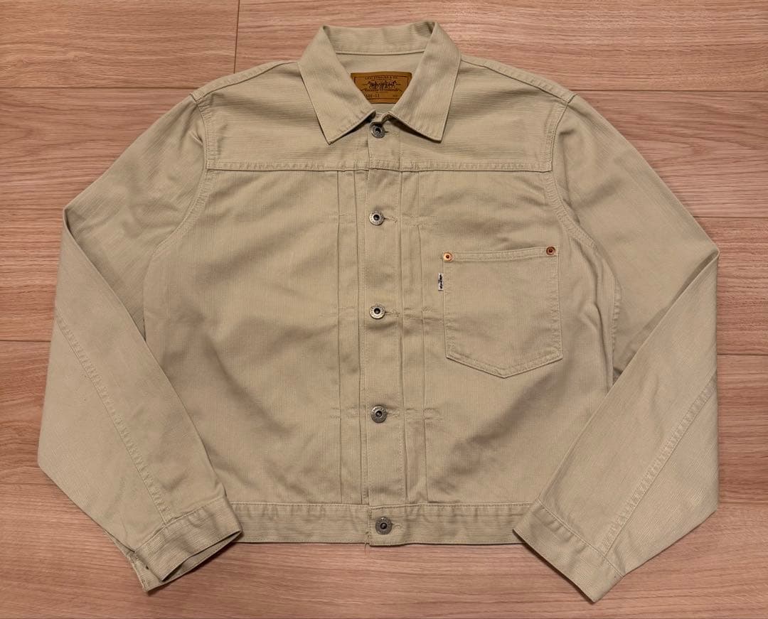 90s Levi’s 71506 ピケ 生成り ファースト シンチバック 38