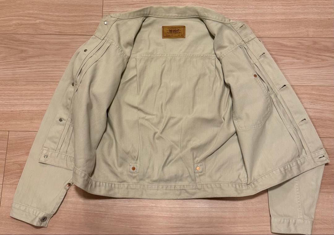 90s Levi’s 71506 ピケ 生成り ファースト シンチバック 38