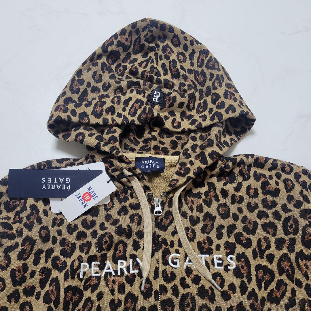 【新品】PEARLY GATES レオパード パーカー M ゴルフ レディース