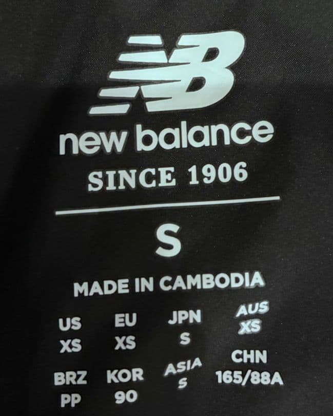 New Balance フード付きベンチコート Sサイズ