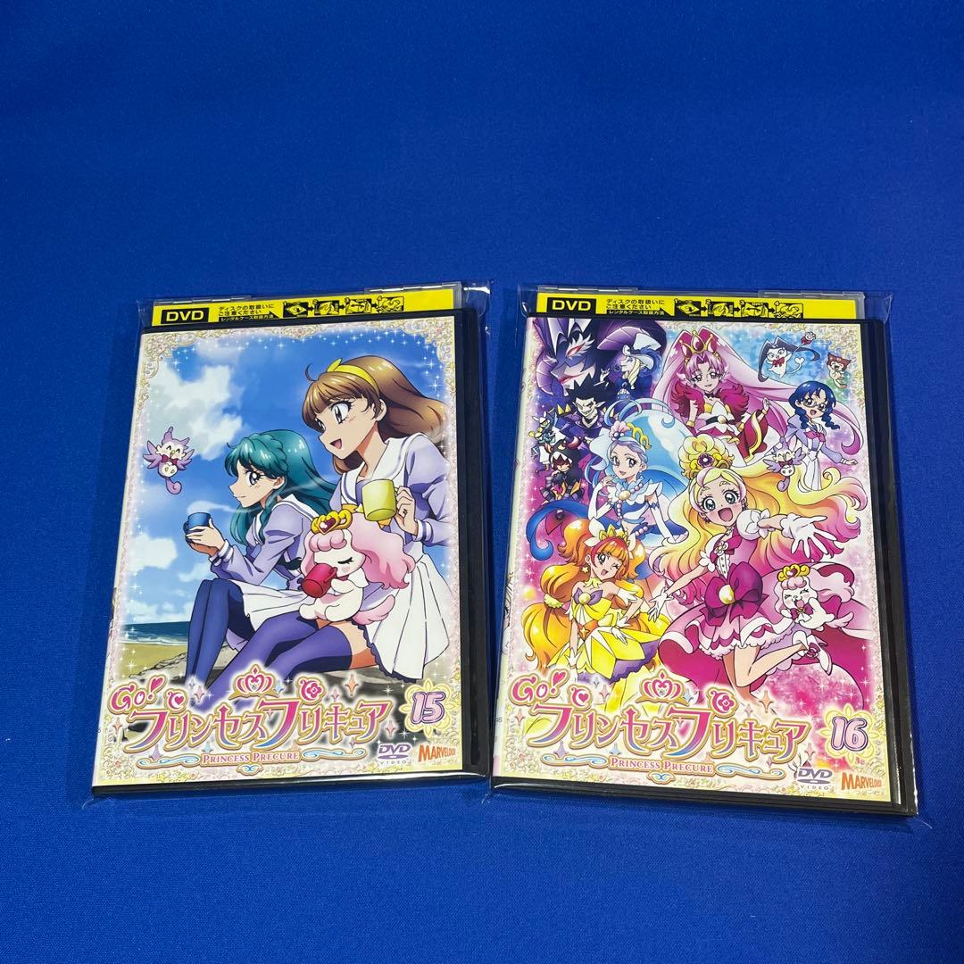 Go プリンセスプリキュア　DVD （1巻だけ欠品の）全15枚セット（レンタル）