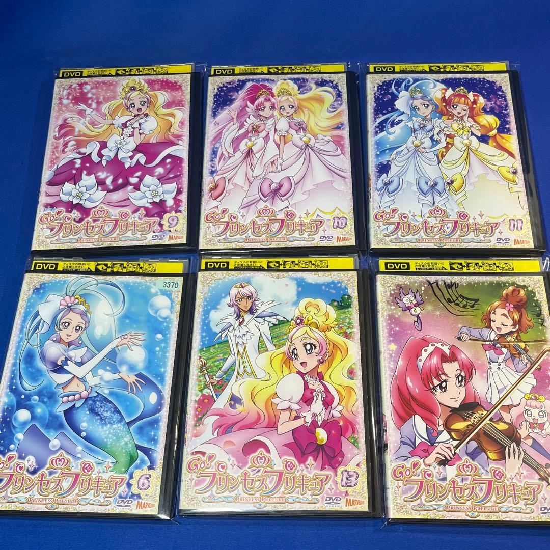 Go プリンセスプリキュア　DVD （1巻だけ欠品の）全15枚セット（レンタル）
