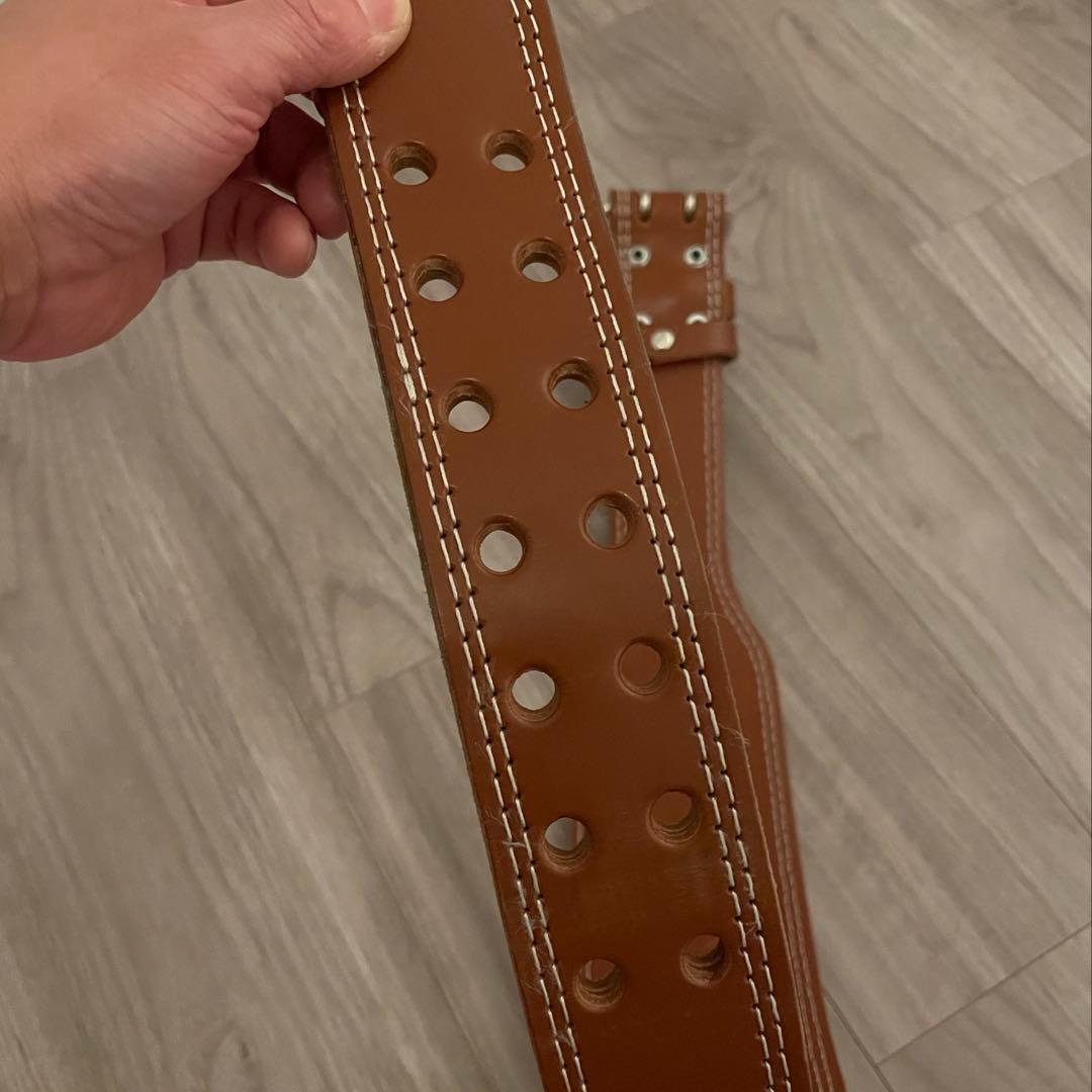 ゴールドジム プロレザーベルト サイズM