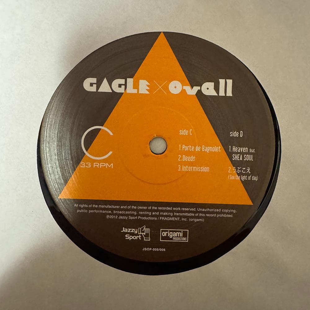 Gagle × Ovall 2LP (オリジナル)