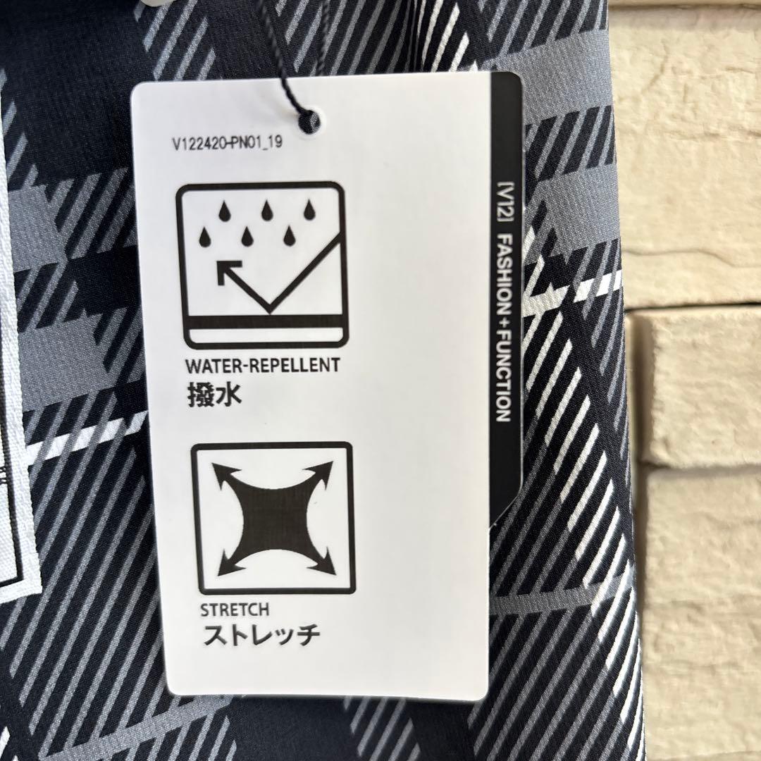 V12 チェックパンツ　サイズL 新品未使用