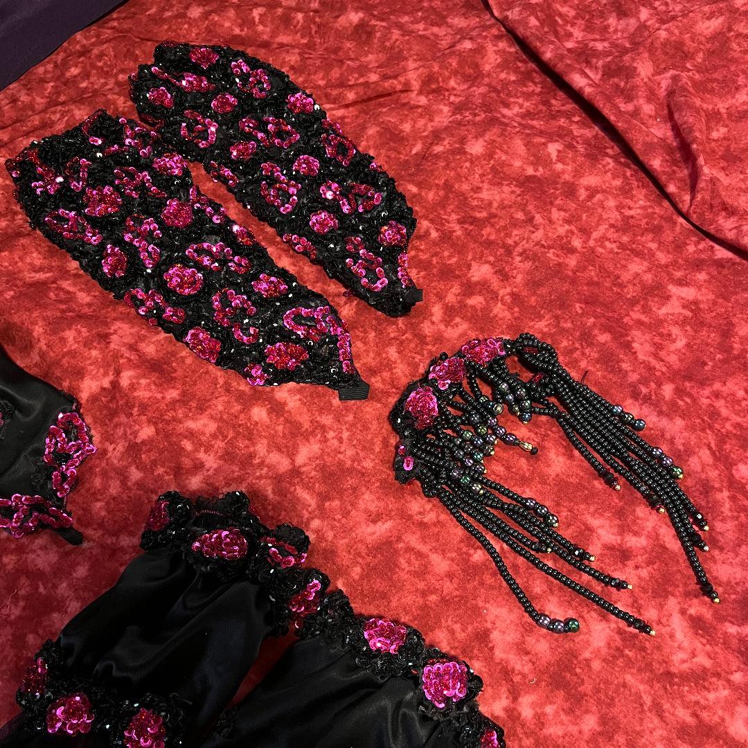 イギリス作家 総スパンコール ベリーダンス衣装 ブラ2デザイン 装飾多数