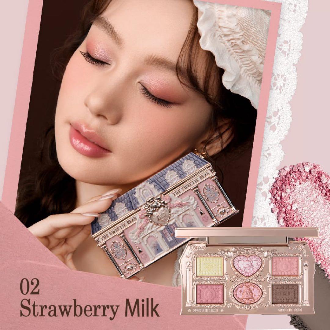 【mio】フラワーノーズ　ストロベリーキューピッド＆スウィーティーベア4点