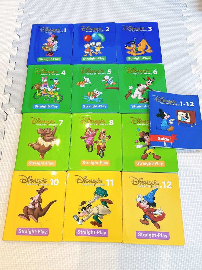 ディズニー 英語システムDVD セット 1〜12巻 ストレートプレイ　DWE