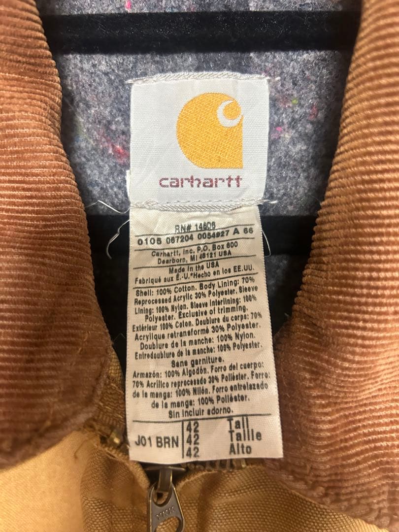 Carhartt デトロイトジャケット サイズ42 J01 BRN