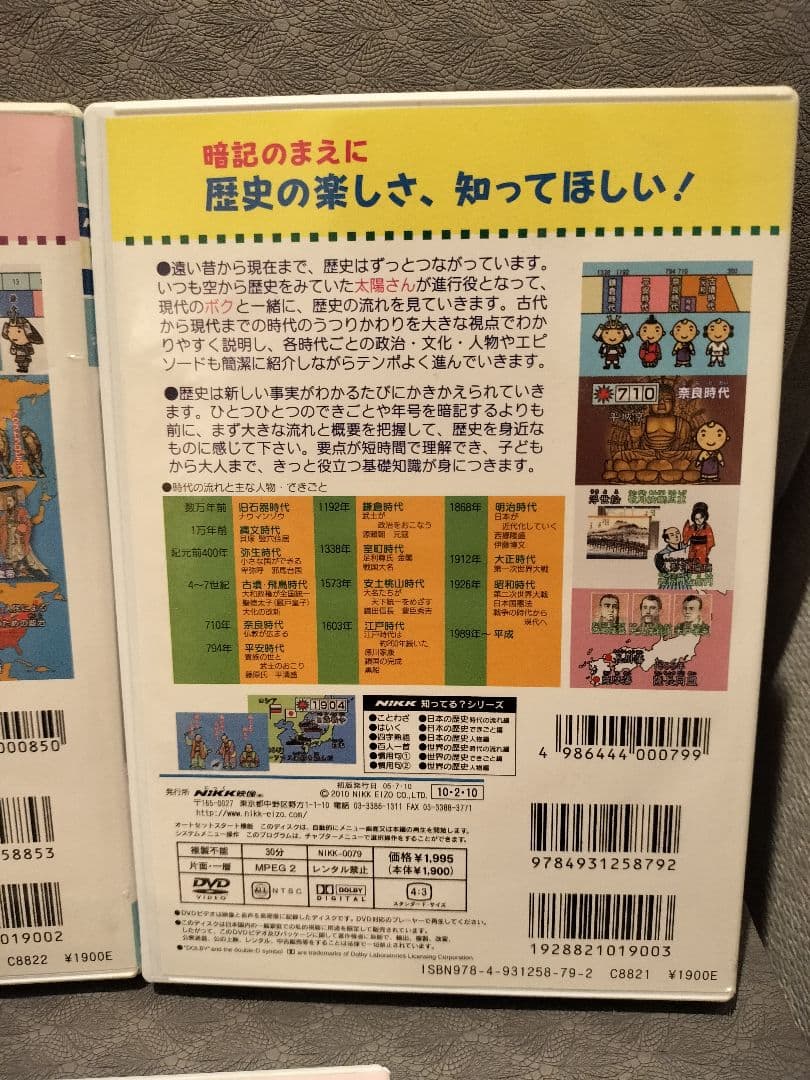 知ってる？日本の歴史・世界の歴史 DVDセット