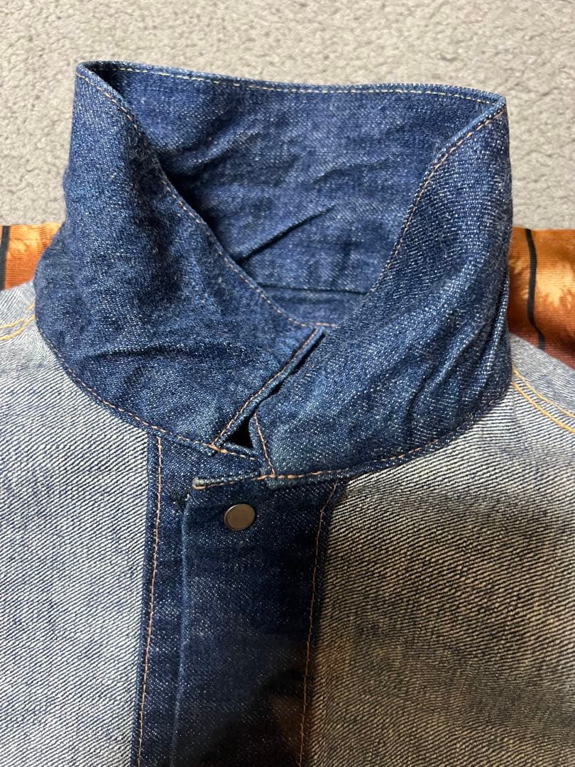 WAREHOUSEデニムジャケット ウェアハウス　ウェアハウスジージャン　刺繍