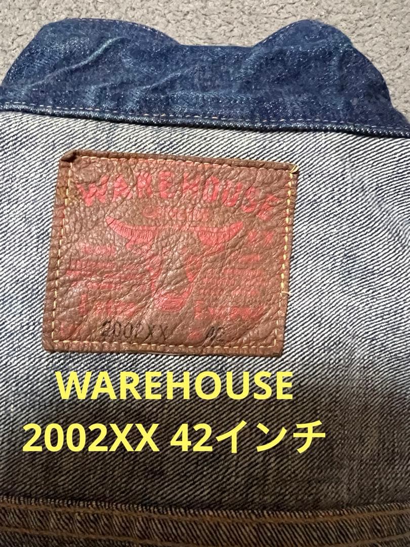 WAREHOUSEデニムジャケット ウェアハウス　ウェアハウスジージャン　刺繍