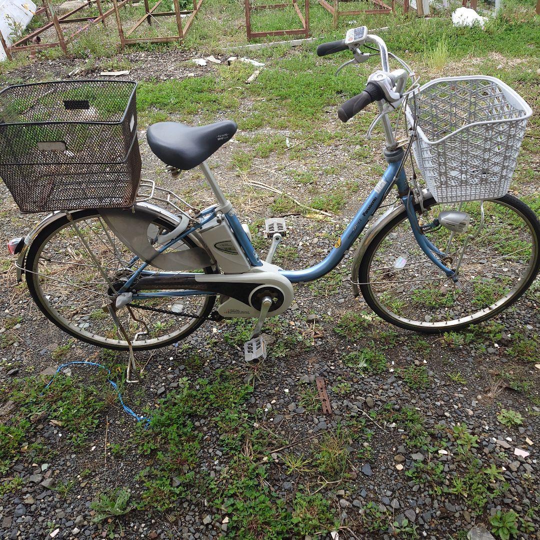 Panasonic電動アシスト自転車 前後カゴ付き　(佐賀直接引渡)
