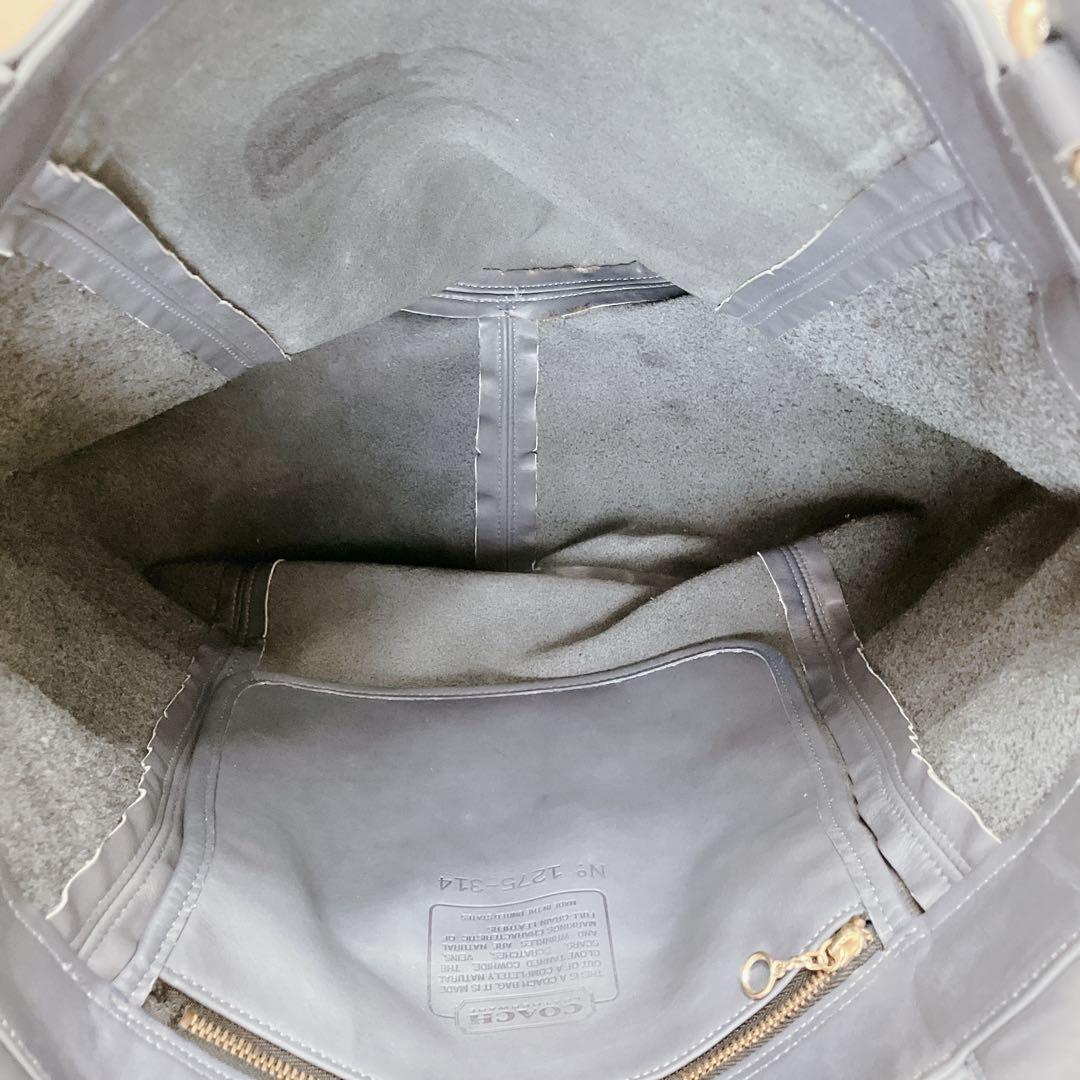 オールドコーチ　コーチ　coach ショルダー　バッグ　レザー　濃紺　ネイビー