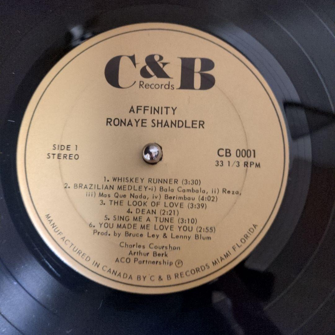 Ronaye Shandler Affinity LP レコード