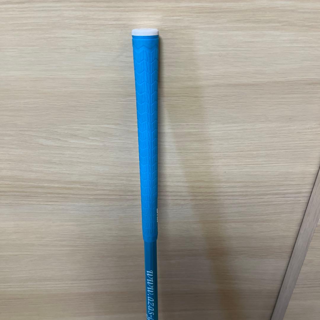 アザス　ゴルフ練習器具　ツアープロ　長さ50インチモデル (ブルー/白)