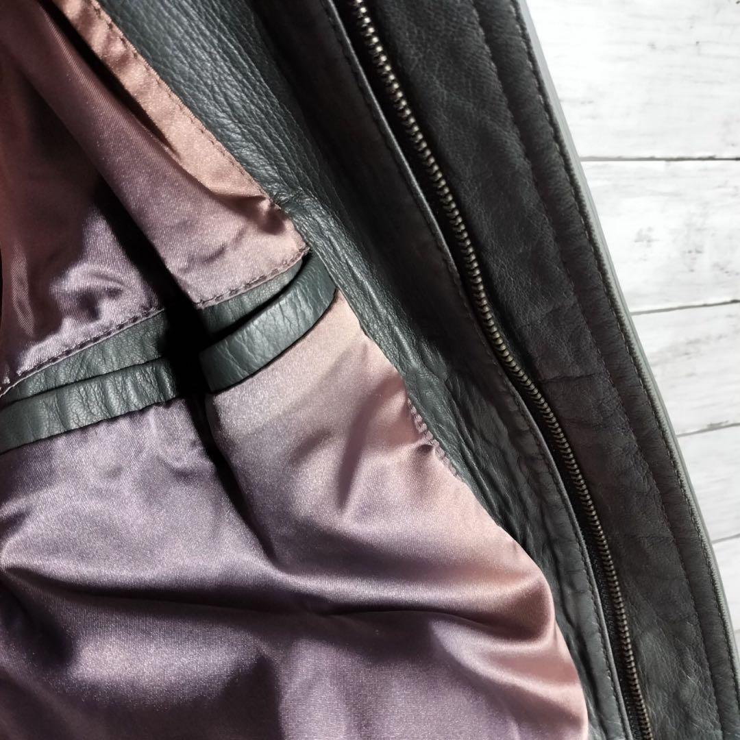 ヴィンテージ古着 レザージャケット ブルゾン スウィングトップ 本革
