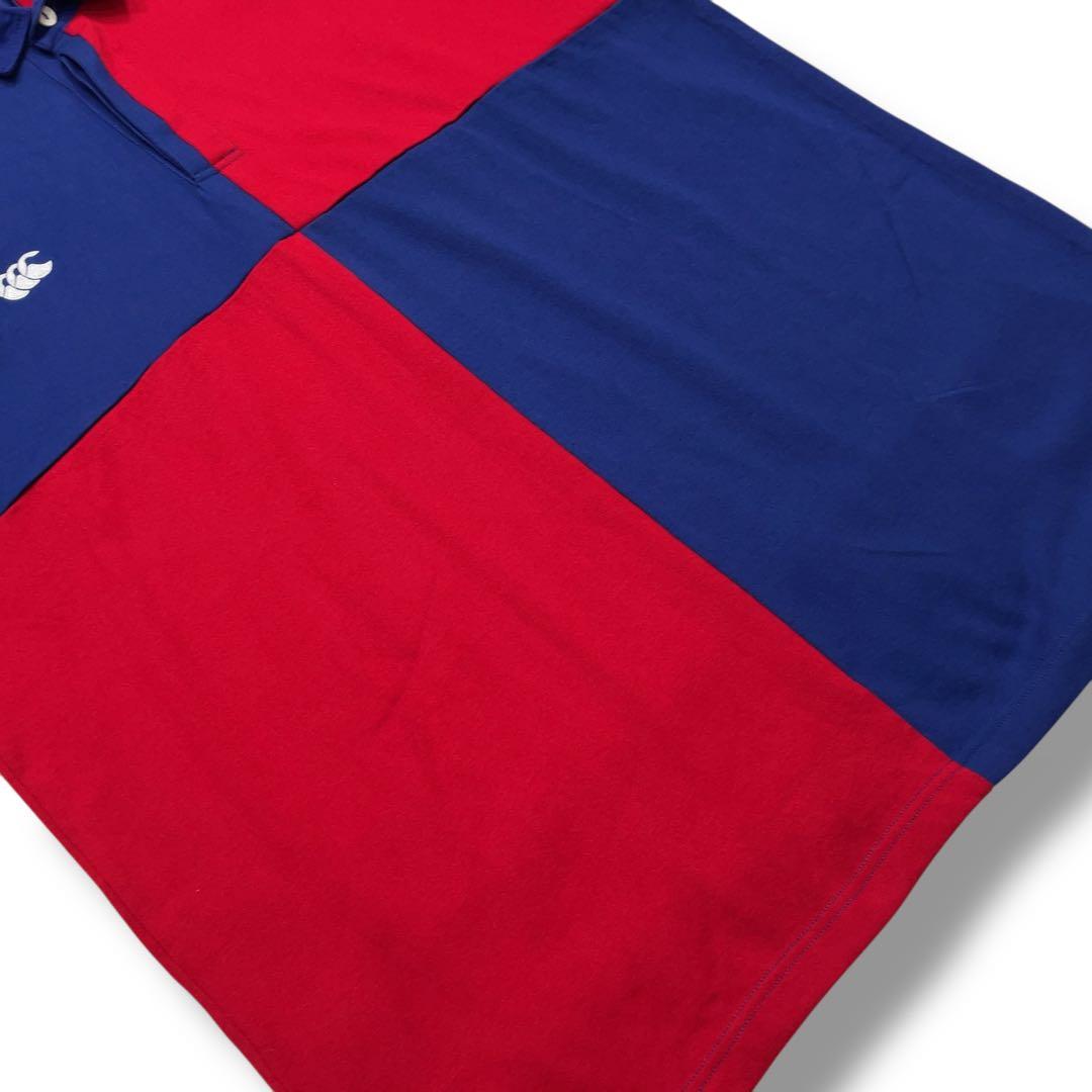 希少 90s カンタベリー ラガーシャツ オーストラリア製 XXL 企業刺繍