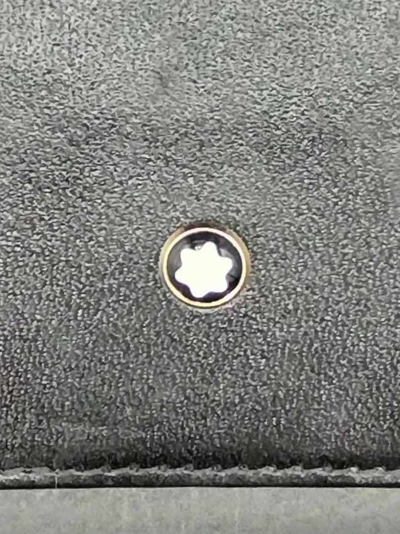 モンブラン「マイスターシュテュック」 ブラックレザー 製ペンポーチ(ペンケース)