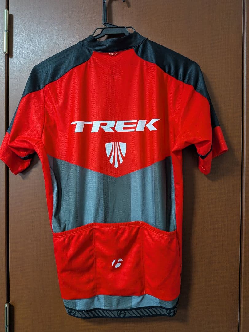 TREK サイクルジャージ レッド グレー US M / EU L