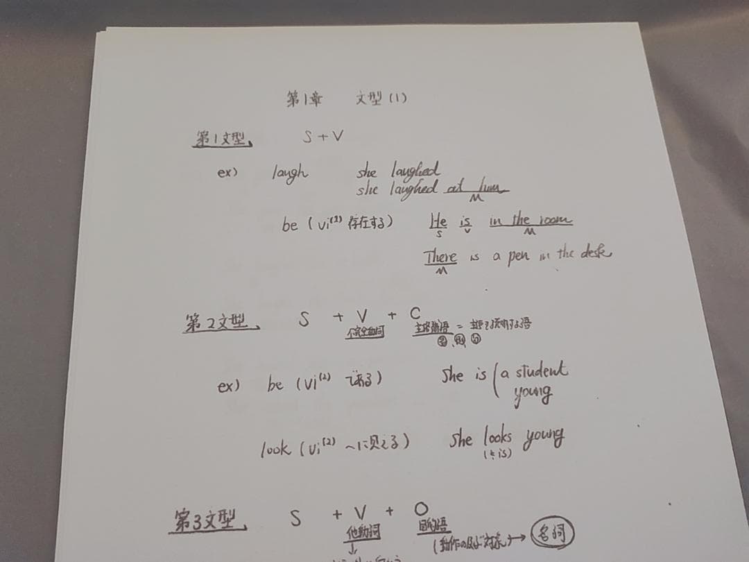 駿台　英文法Sまとめノート・プリント　小林俊昭先生　鉄緑会　河合塾　英語　東進