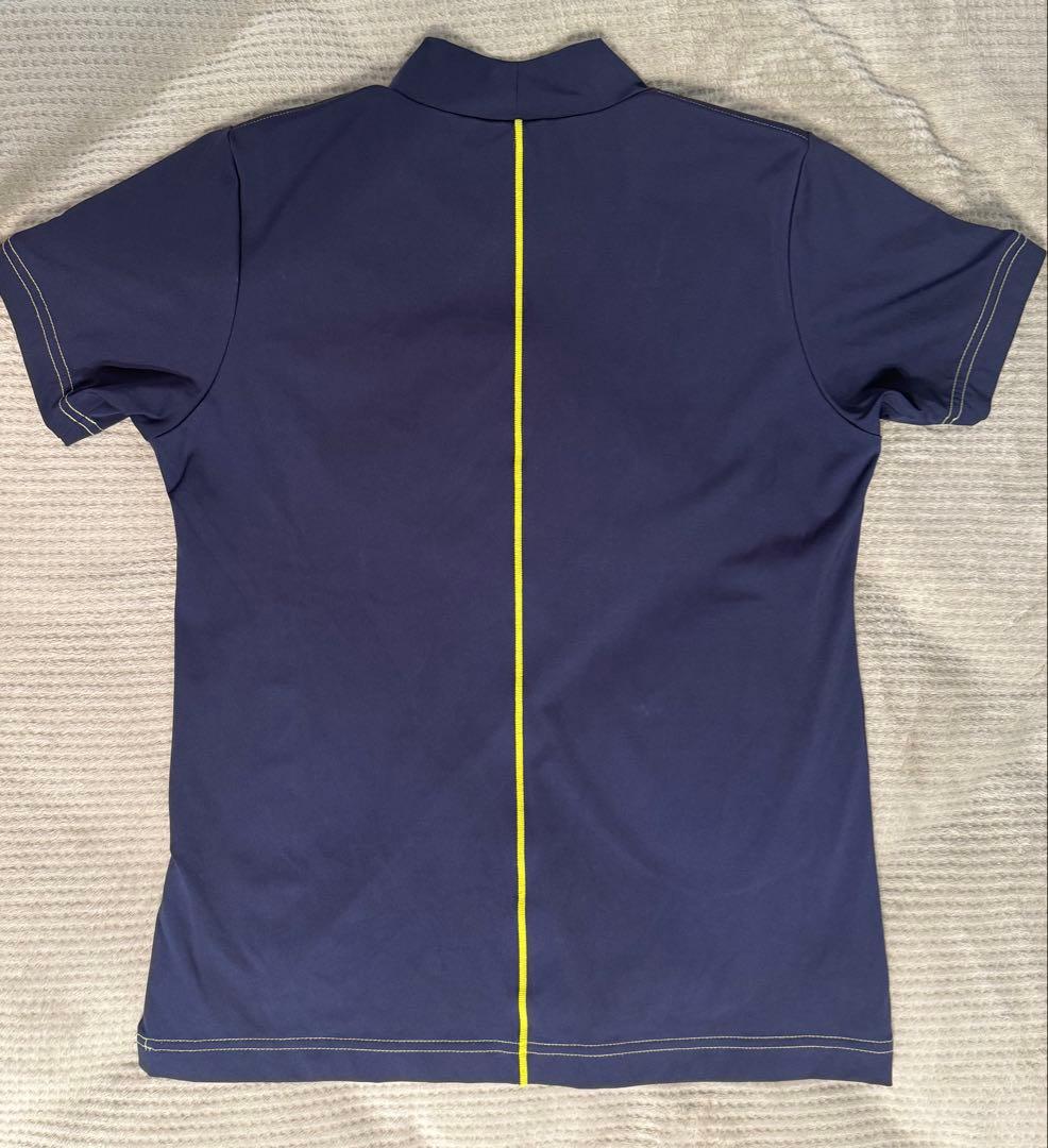 【美品】MARK&LONA　レディース　モックネック　ネイビー　サイズ　36