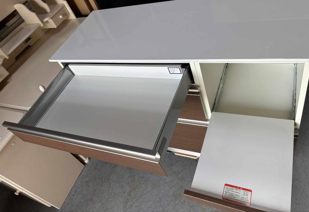 最高級 綾野製作所 キッチンカウンターキッチンボード幅120cm Used/美品