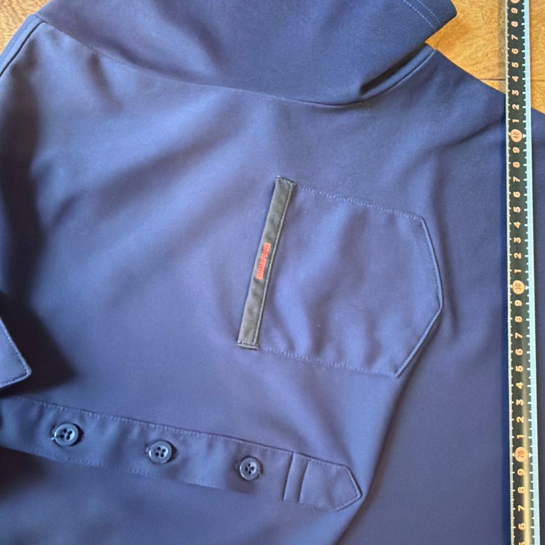 BRIEFING ブリーフィング　ポロシャツ L ネイビー