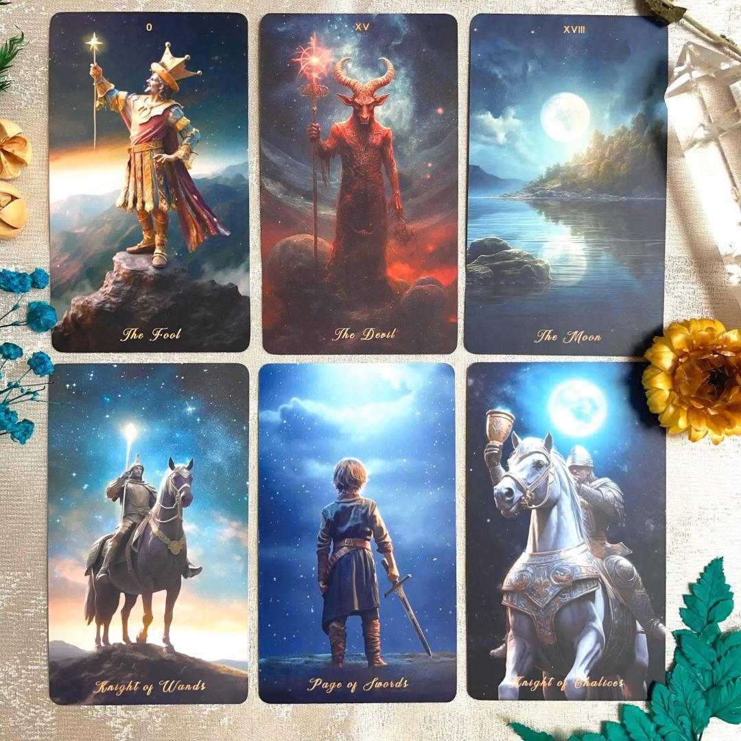 【正規品タロットカード】入手困難な海外美麗デッキ✨星降る領域のタロット
