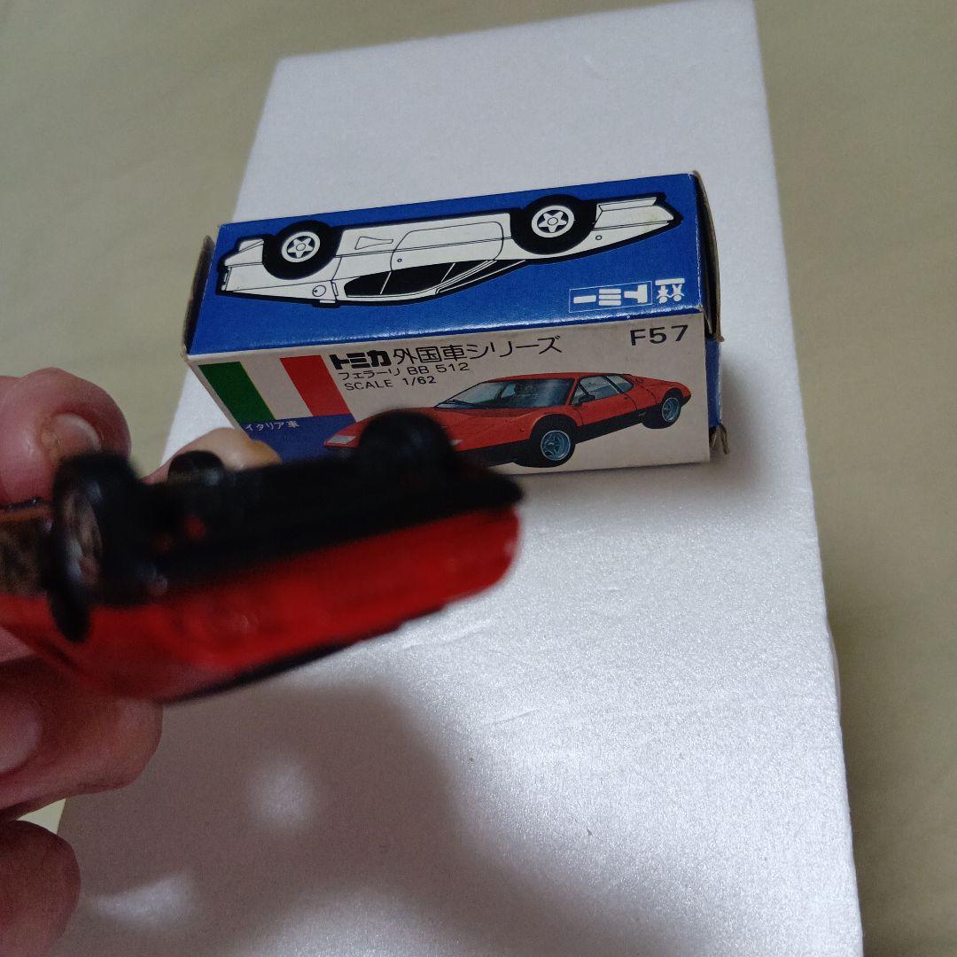 トミカ青箱　フェラーリ BB 512 赤 1/62　日本製　状態良好です。