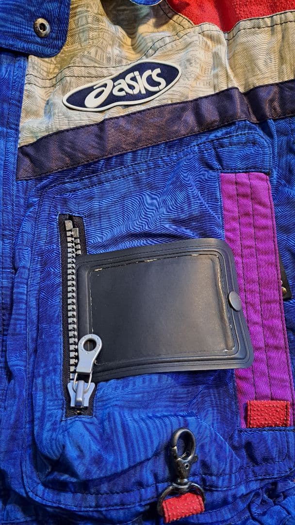 【アシックス】90sビンテージ スキーウェア上下セット