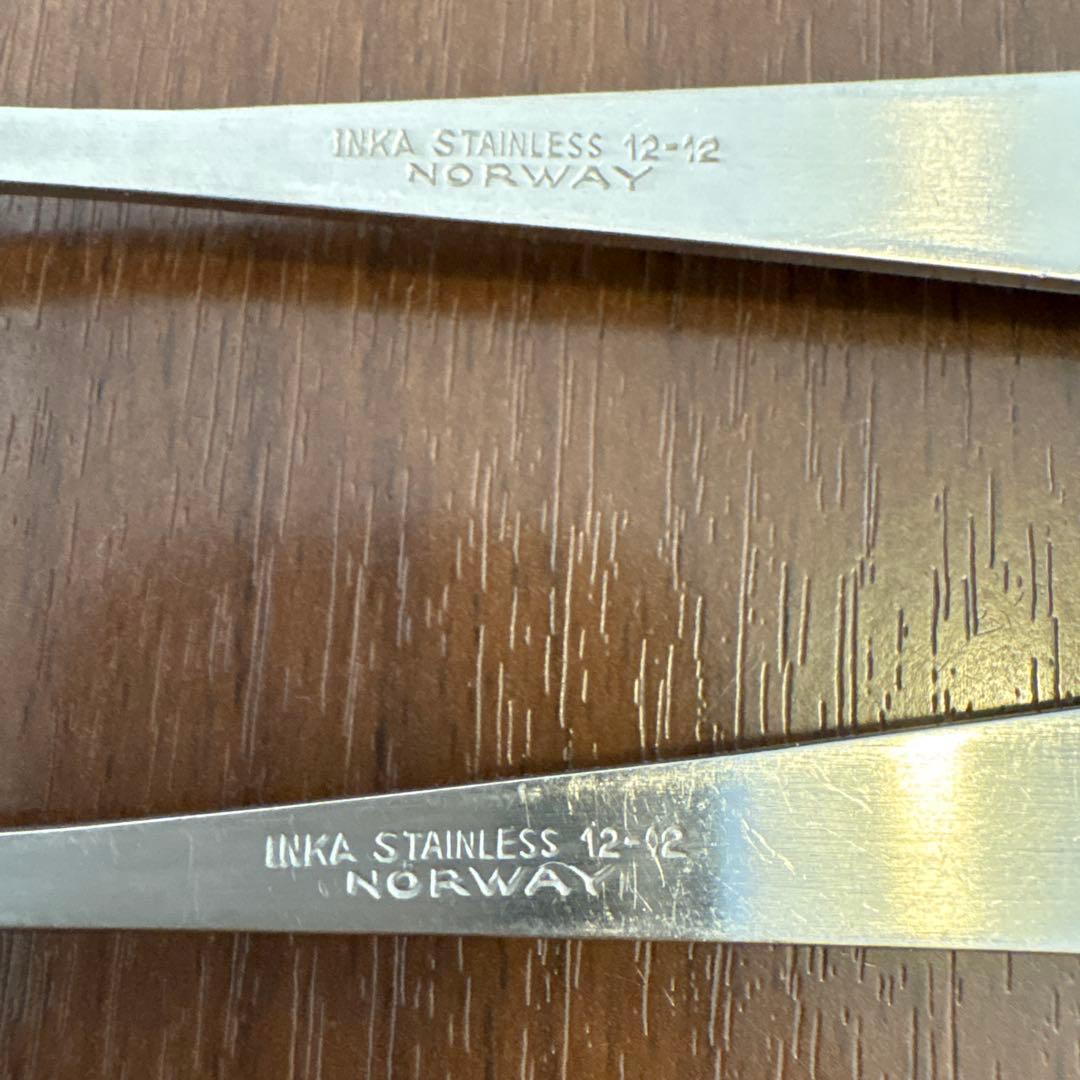 Norstaal社（ノルウェー）の「Inka」シリーズカトラリーセット　中古