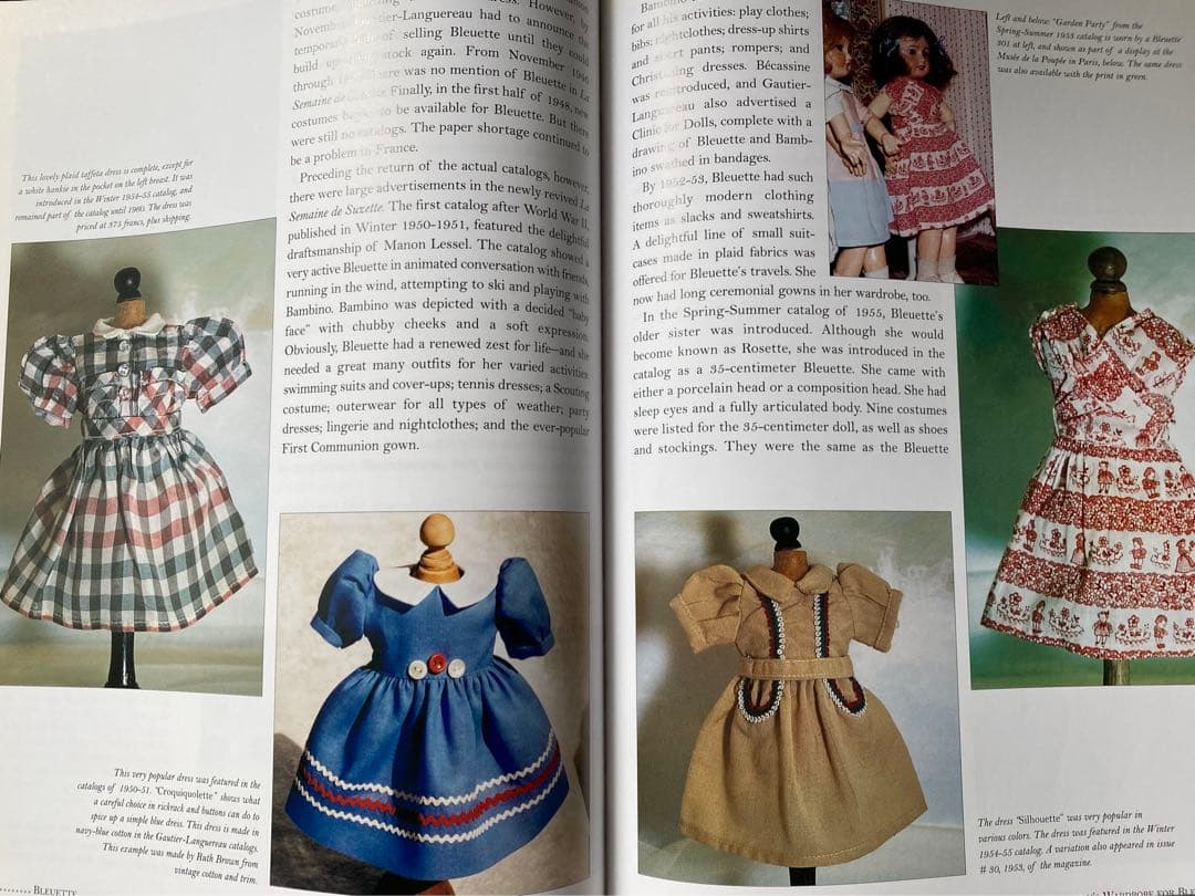 洋書 Bleuette THE DOLL AND HER WARDROBE