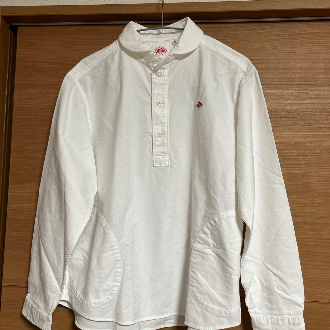 DANTON オックスフォード丸襟プルオーバー　ダントン