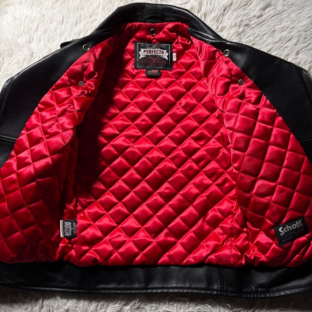 a*a様 極美品✨schott ライダースジャケット　100周年　ワンスター　リ