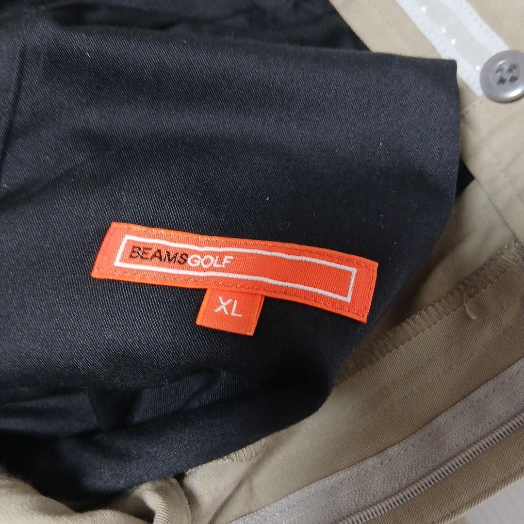 BEAMS GOLF ウエストアジャスタブルボタン付 ストレッチ チノ XL