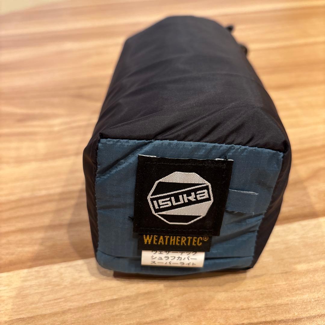 ISUKA ウェザーテック　シュラフカバー　スーパーライト　ネイビーブルー