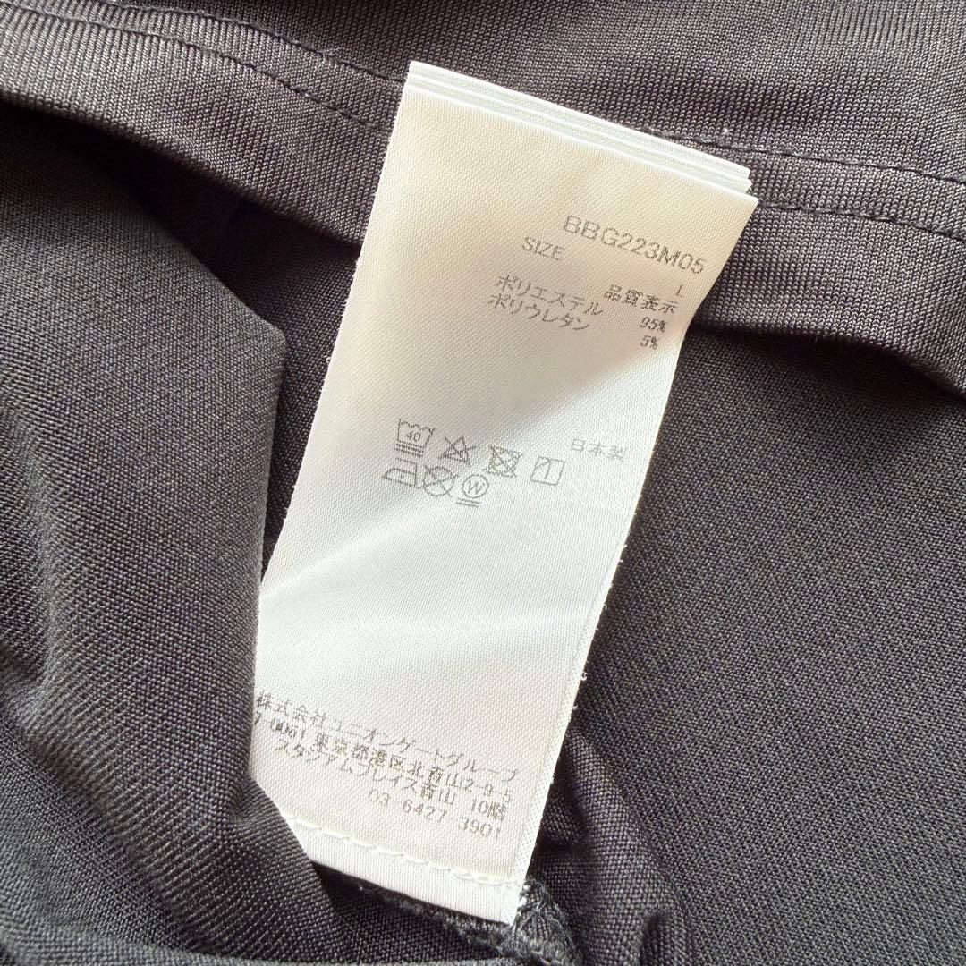 BRIEFING ハイネックシャツ ブラック L 半袖 BRG223M05