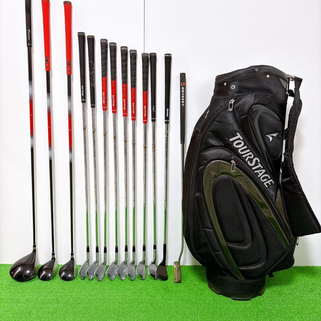 良品 ツアーステージ X-DRIVE GR ゴルフ 13本 セット S 初心者