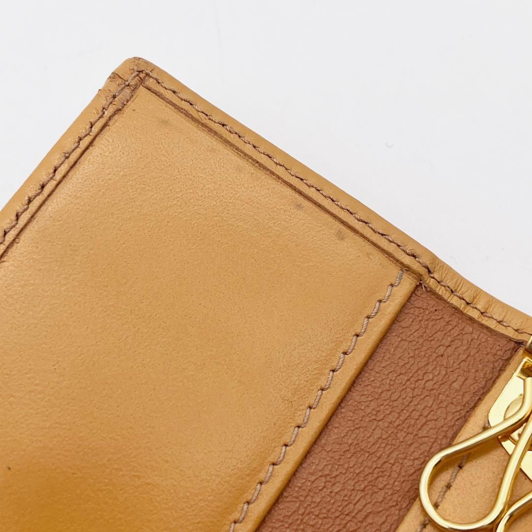 CELINE セリーヌ キーケース マカダム柄 トリオンフ ブラゾン ブラウン