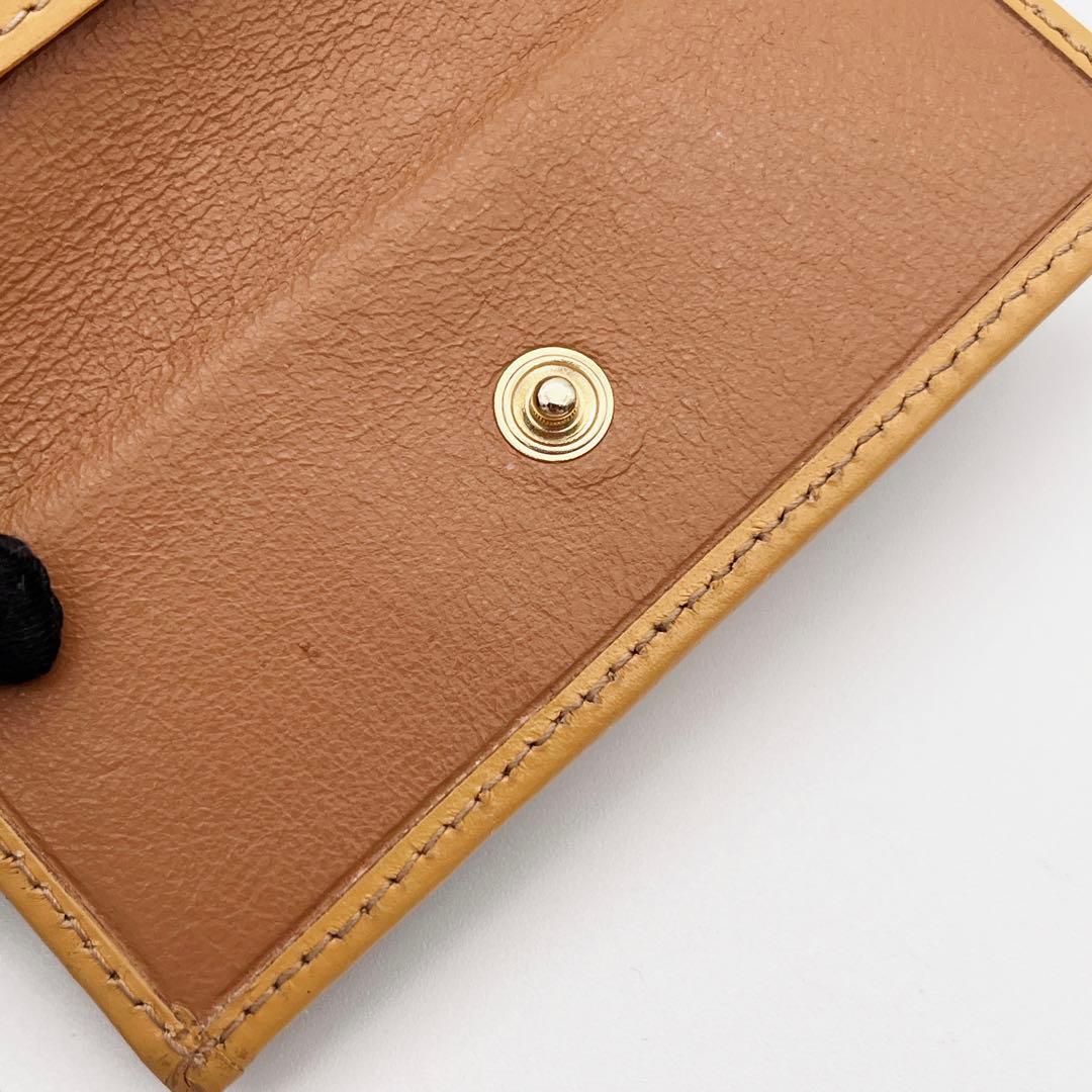 CELINE セリーヌ キーケース マカダム柄 トリオンフ ブラゾン ブラウン