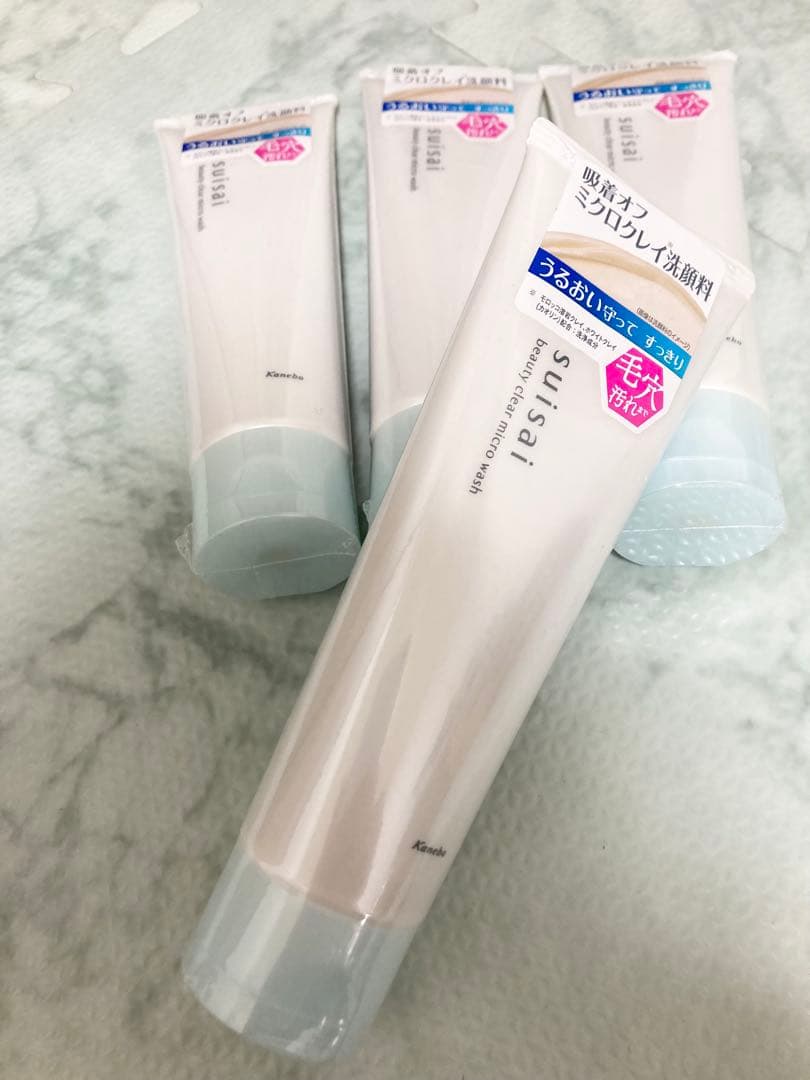 【4本】スイサイ ビューティクリア ミクロウォッシュ130g×4