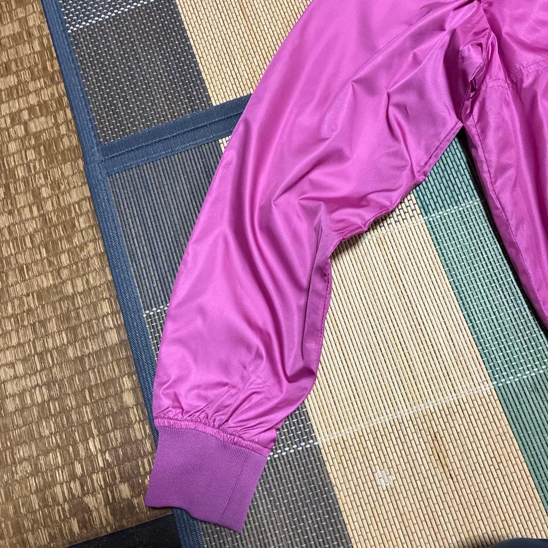 ピンク ハーフジップジャケット レディース