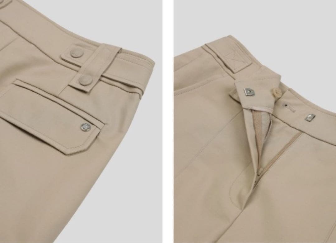 G/FORE韓国ジーフォアレディースバミューダーパンツsizeMカーキー