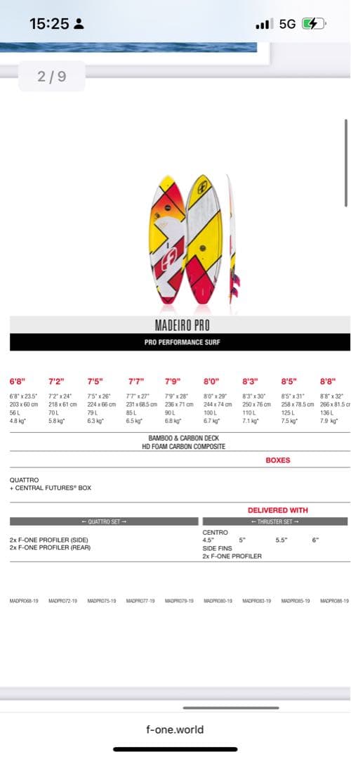 SUP 7'2\" x 24\"70 L（FONE）